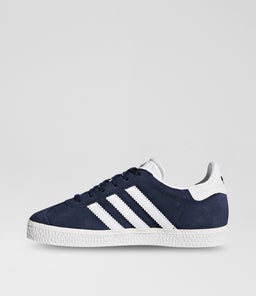 GAZELLE JUNIOR AD NAVY WHITE WHITE SUEDE