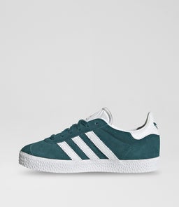 GAZELLE JUNIOR AD TEAL WHITE GOLD SUEDE