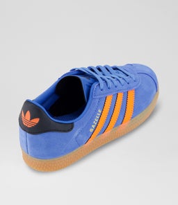 GAZELLE JUNIOR AD BLUE ORANGE BLACK SUEDE