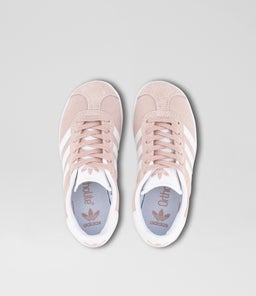 GAZELLE JUNIOR AD PINK WHITE WHITE SUEDE