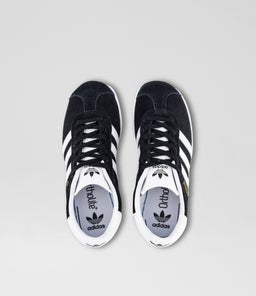 GAZELLE JUNIOR AD BLACK WHITE GOLD SUEDE