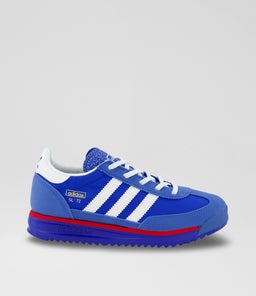 SL72 JUNIOR AD BLUE WHITE NAVY SCARLET MESH SUEDE