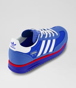SL72 JUNIOR AD BLUE WHITE NAVY SCARLET MESH SUEDE