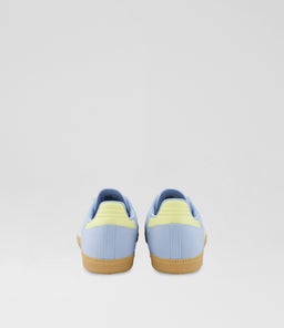 SAMBA YOUTH AD BLUE YELLOW GUM SOLE LEATHER