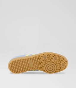 SAMBA YOUTH AD BLUE YELLOW GUM SOLE LEATHER