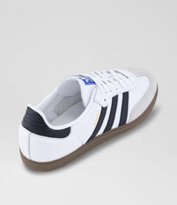 SAMBA YOUTH AD WHITE BLACK GUM LEATHER