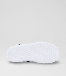 GAZELLE EASY ON TODDLER AD BLACK WHITE WHITE SUEDE