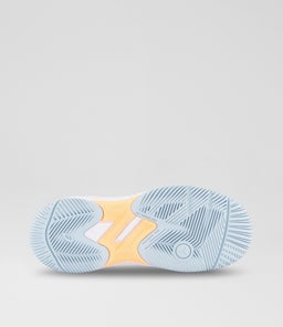 NETBURNER BALLISTIC YOUTH AZ GREY BLUE ORANGE MESH LEATHER