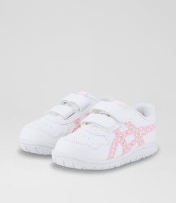 JAPAN S TODDLER AZ WHITE PINK LEATHER