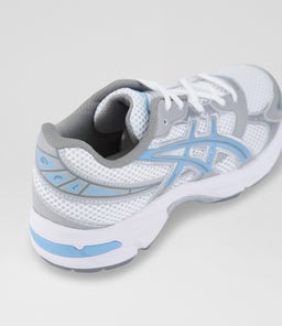 GEL 1130 YOUTH AZ WHITE ARCTIC SKY BLUE MESH SMOOTH
