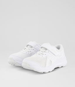 CONTEND 8 JUNIOR AZ WHITE CLEAR MESH SMOOTH