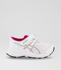 CONTEND 8 JUNIOR AZ WHITE PINK MESH SMOOTH