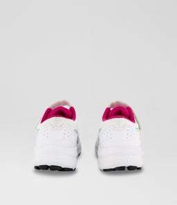 CONTEND 8 JUNIOR AZ WHITE PINK MESH SMOOTH