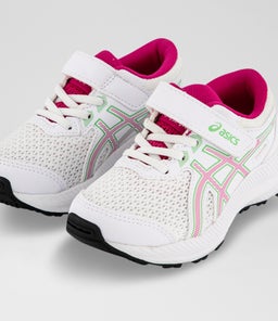 CONTEND 8 JUNIOR AZ WHITE PINK MESH SMOOTH