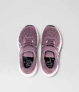 GT 1000 13 JUNIOR AZ MAUVE WHITE MESH SMOOTH