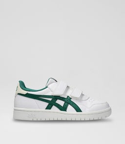 JAPAN S JUNIOR AZ WHITE GREEN LEATHER