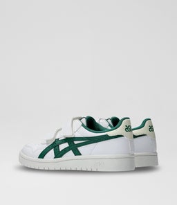 JAPAN S JUNIOR AZ WHITE GREEN LEATHER