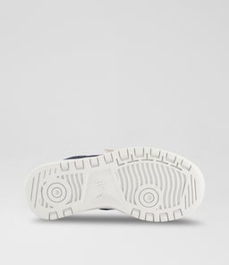 JAPAN S JUNIOR AZ WHITE MIDNIGHT BLUE LEATHER