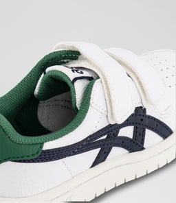 JAPAN S JUNIOR AZ WHITE MIDNIGHT BLUE LEATHER