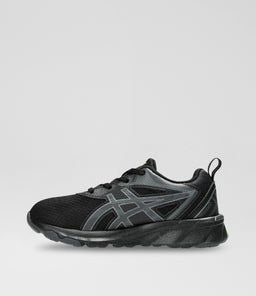 GEL QUANTUM 90 IV JUNIOR AZ BLACK GREEN MESH SMOOTH