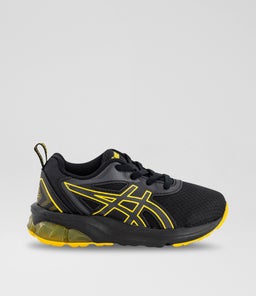 GEL QUANTUM 90 IV JUNIOR AZ BLACK YELLOW MESH SMOOTH