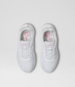 GEL QUANTUM 90 IV JUNIOR AZ WHITE PINK MESH SMOOTH