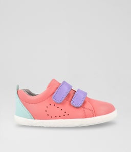 SU GRASS COURT BQ OCEAN CORAL MAUVE COMBO LEATHER