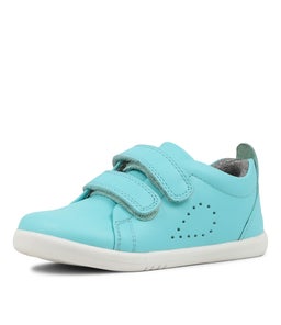 IW GRASS COURT BQ AQUA WHITE SOLE LEATHER