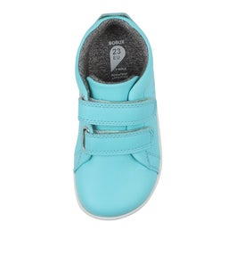 IW GRASS COURT BQ AQUA WHITE SOLE LEATHER