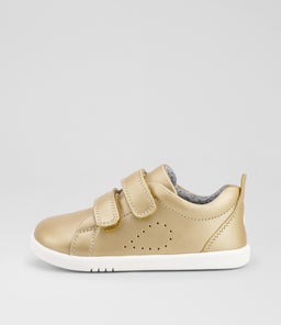 IW GRASS COURT BQ GOLD WHITE SOLE LEATHER