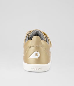 IW GRASS COURT BQ GOLD WHITE SOLE LEATHER