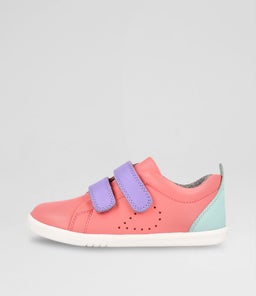 IW GRASS COURT BQ OCEAN CORAL MAUVE COMBO LEATHER