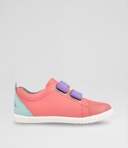 IW GRASS COURT BQ OCEAN CORAL MAUVE COMBO LEATHER