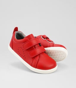 IW GRASS COURT BQ RED LEATHER