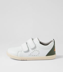 IW GRASS COURT BQ WHITE FOREST LEATHER