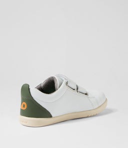 IW GRASS COURT BQ WHITE FOREST LEATHER