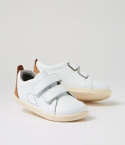 IW GRASS COURT BQ WHITE CARAMEL LEATHER