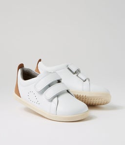 IW GRASS COURT BQ WHITE WHITE CARAMEL LEATHER