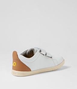IW GRASS COURT BQ WHITE WHITE CARAMEL LEATHER