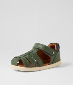 IW ROAM BQ FOREST NAVY LEATHER CANVAS