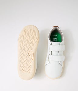 KP GRASS COURT BQ WHITE CARAMEL LEATHER