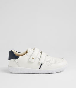 KP RILEY BQ WHITE NAVY LEATHER