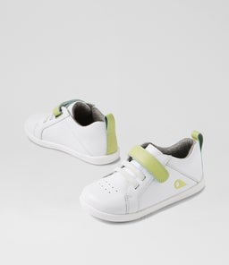 IW PACE BQ OPTICAL WHITE SHADOW LIME LEATHER