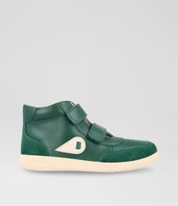 KP CHAMP HIGH BQ DEEP EMERALD CHALK LEATHER