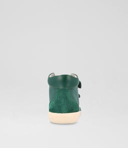 KP CHAMP HIGH BQ DEEP EMERALD CHALK LEATHER