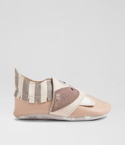 SS RICKIE BQ PEARL BEIGE LEATHER
