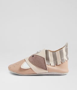 SS RICKIE BQ PEARL BEIGE LEATHER
