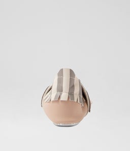 SS RICKIE BQ PEARL BEIGE LEATHER