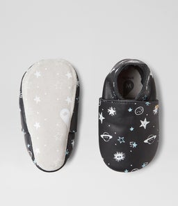SS OUTERSPACE BQ BLACK LEATHER