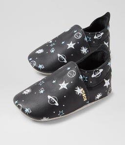 SS OUTERSPACE BQ BLACK LEATHER